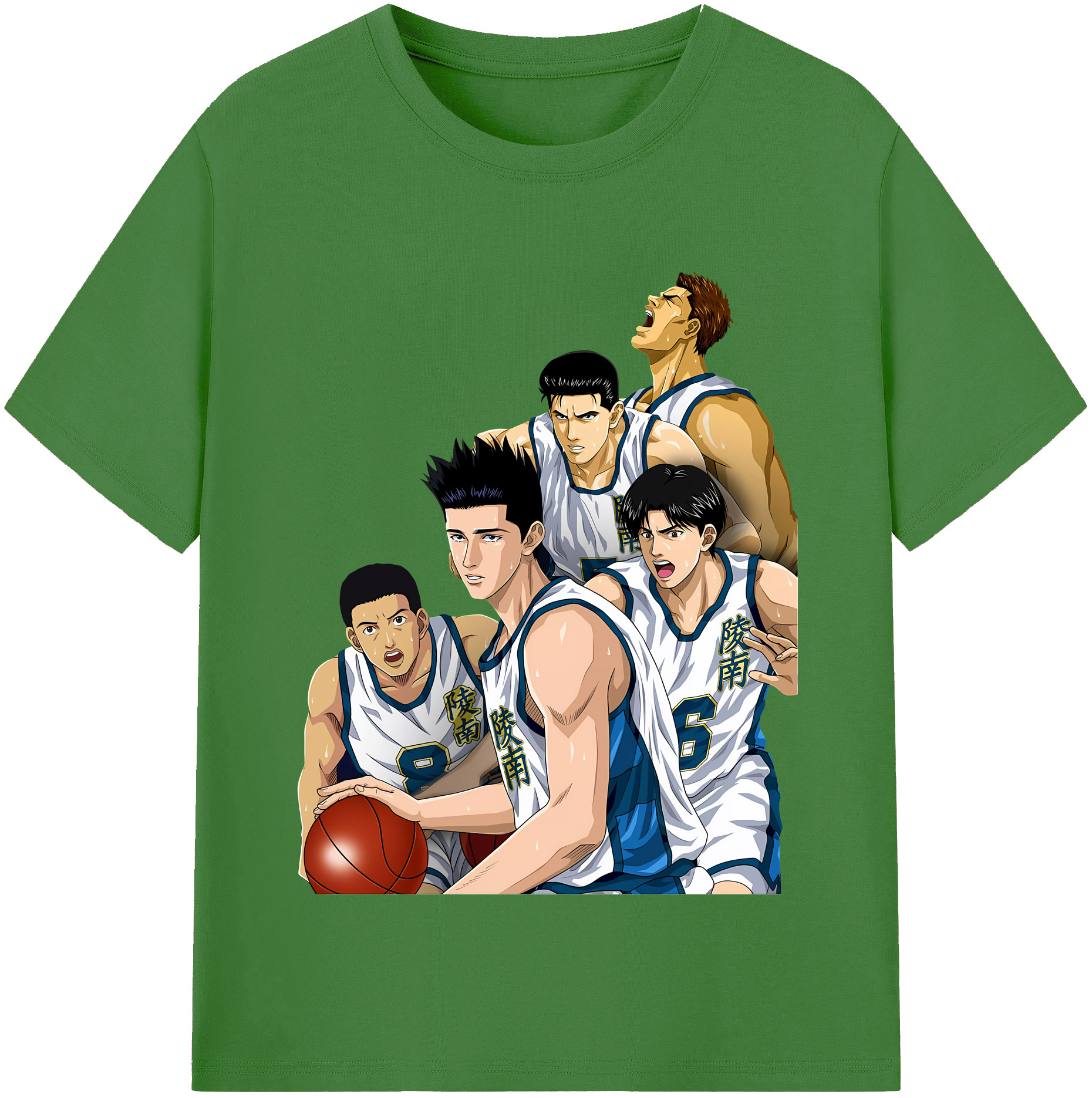 （画像用） SLAM DUNK／スラムダンク レディースカジュアルプリントTシャツ（綿100％）